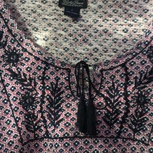Lucky Brand short sleeve blouse Size large